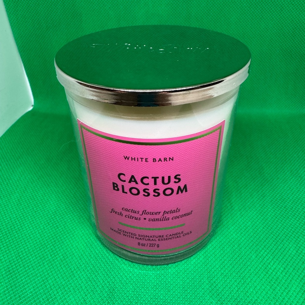 White Barn Cactus Blossom Single Wick Candle - 🕯️ New